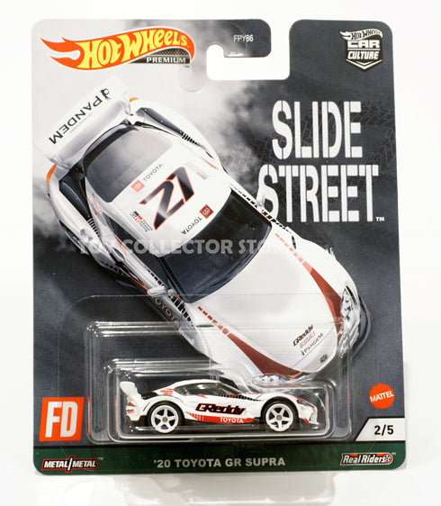 Hot Wheels Slide Street Greddy Toyota GR Supra Car Culture